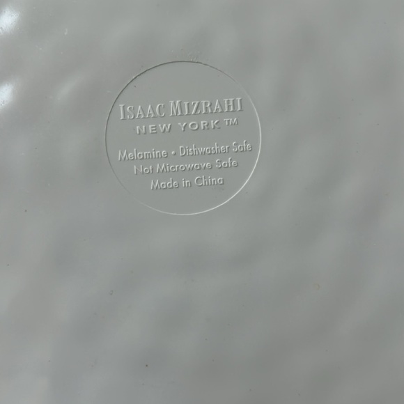 Isaac Mizrahi Flamingo Melamine Dinner Plates Beach Coastal - Picture 3 of 5